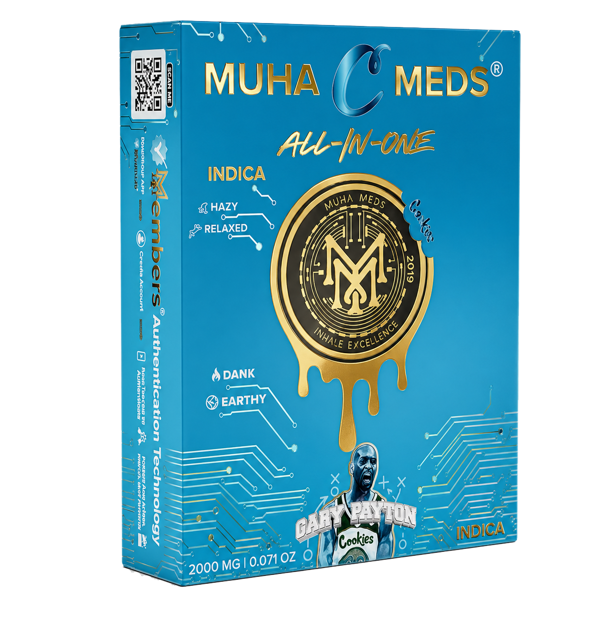 Cookies x Muha Gary Payton 2G Vape Disposable